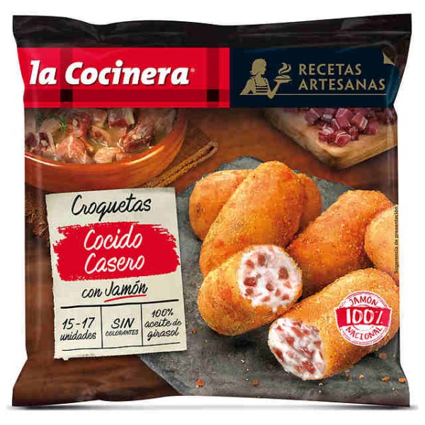 CROQ. ARTESANA DE COCIDO C/JAMON - FINDUS